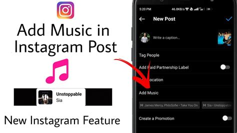 how to add your own music to instagram post